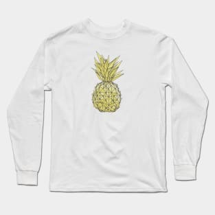 Polygonal Pineapple Long Sleeve T-Shirt